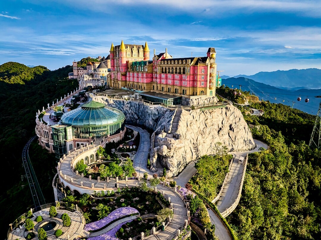 mountain resort view